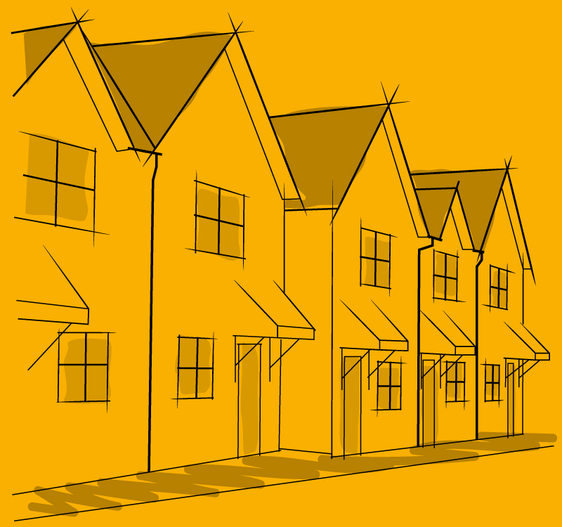 illustration-houses-yellow